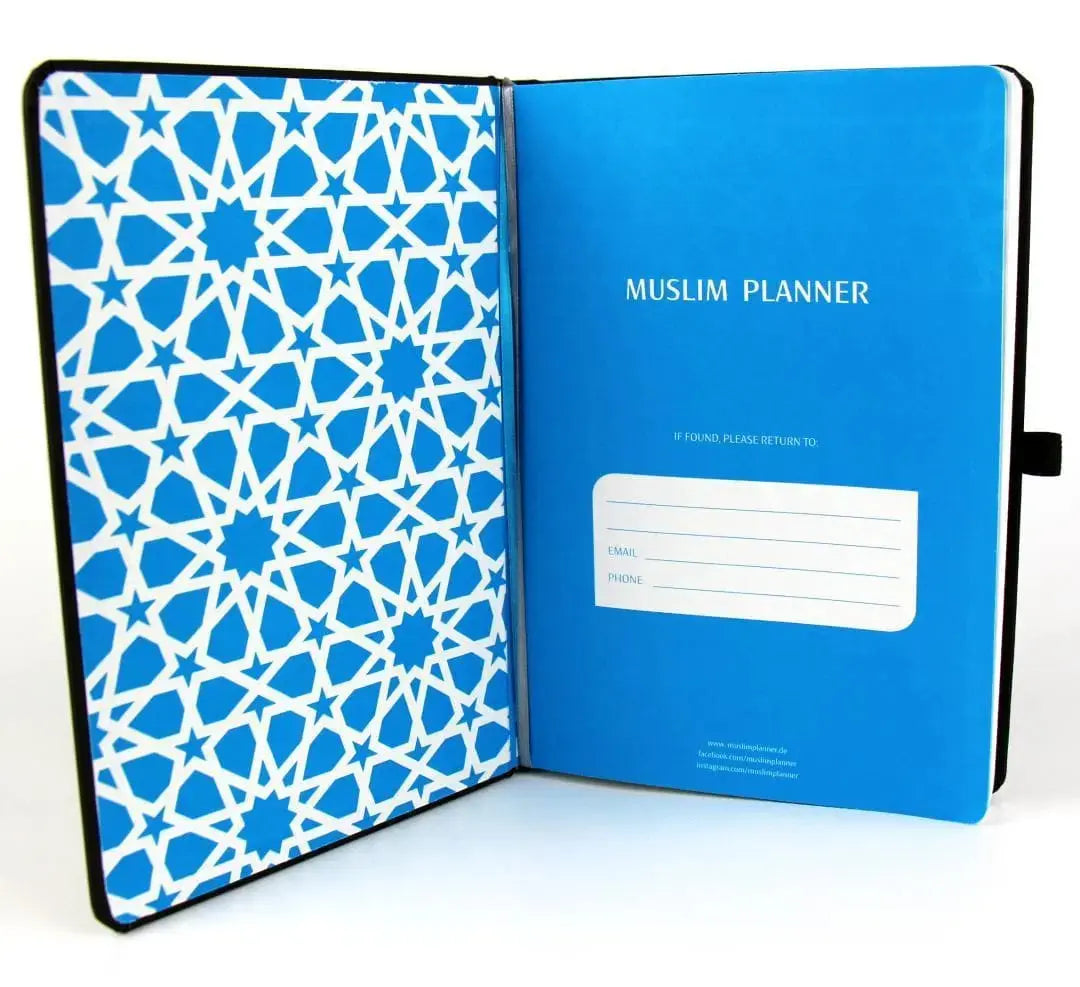 Hero image of the Muslim Planner Undated – an Islamic daily organizer for 2025 designed to boost productivity with faith-based planning tools.