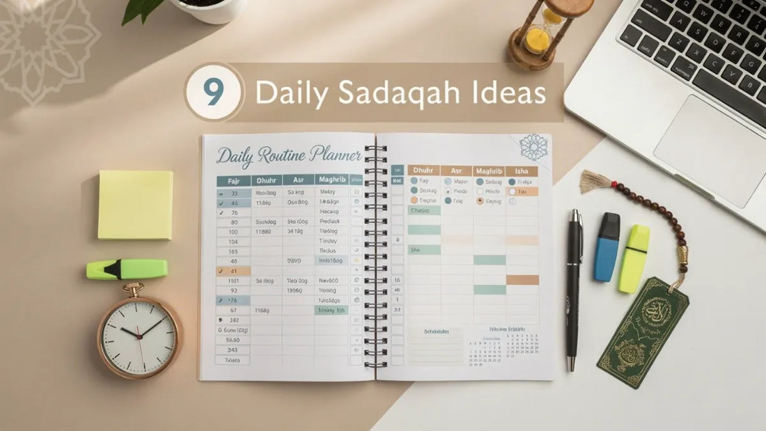 9 Daily Sadaqah Ideas You Can Do in 5 Minutes or Less Muslim Planner