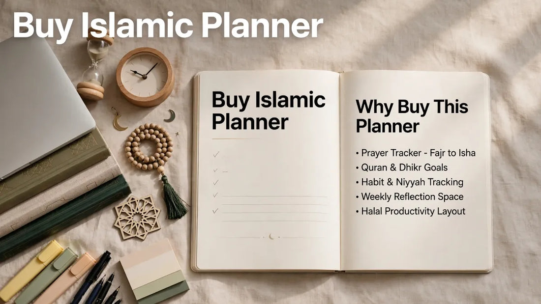 Muslim Planner 2026: A Planner for Faith-Focused Planning