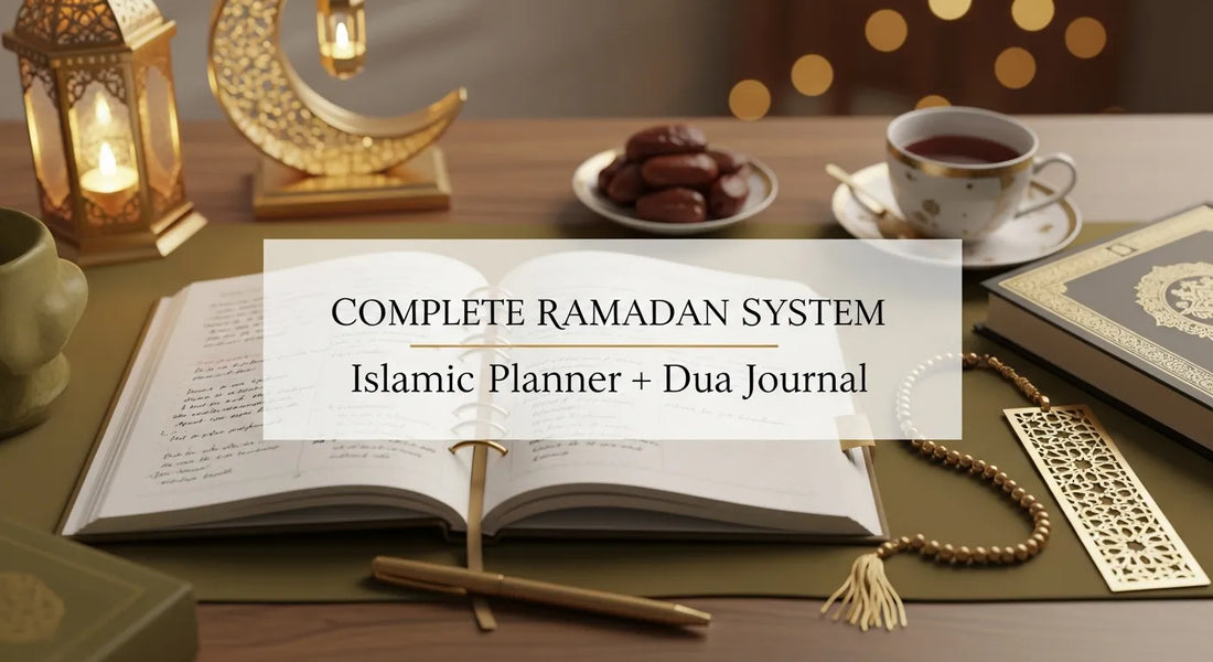 Complete Ramadan System: Islamic Planner + Dua Journal - Muslim Planner