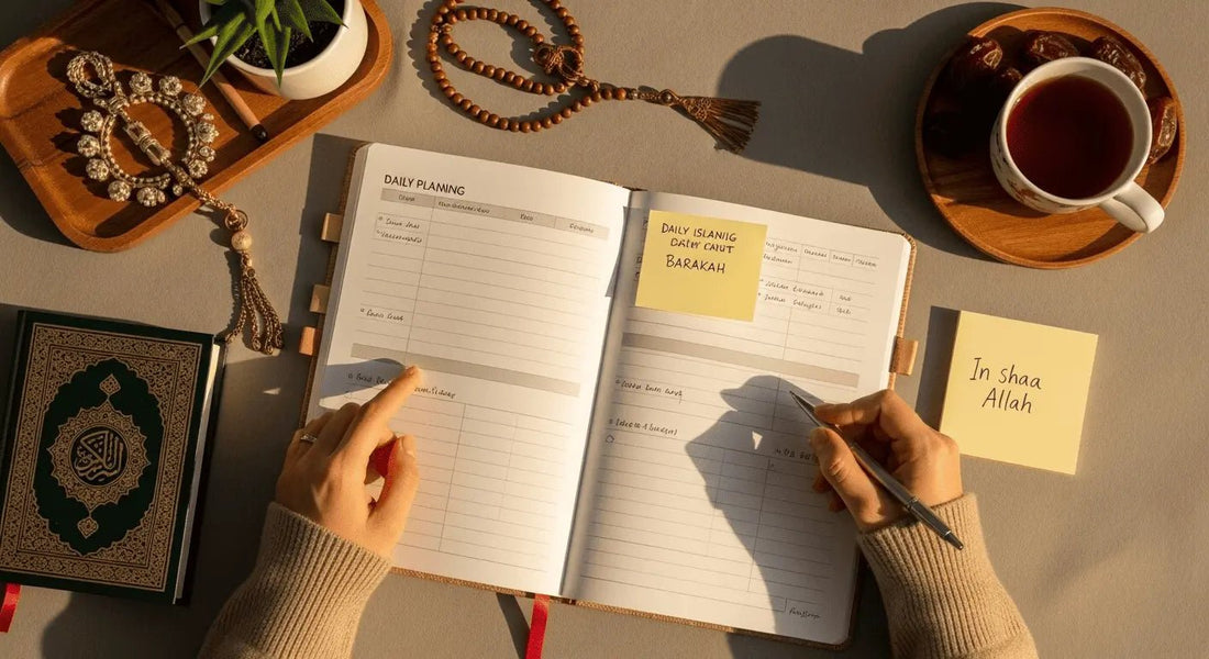 Daily Islamic Planner: Plan Your Day with Purpose and Barakah - Muslim Planner
