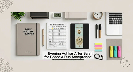 Evening Adhkar After Salah for Peace & Dua Acceptance