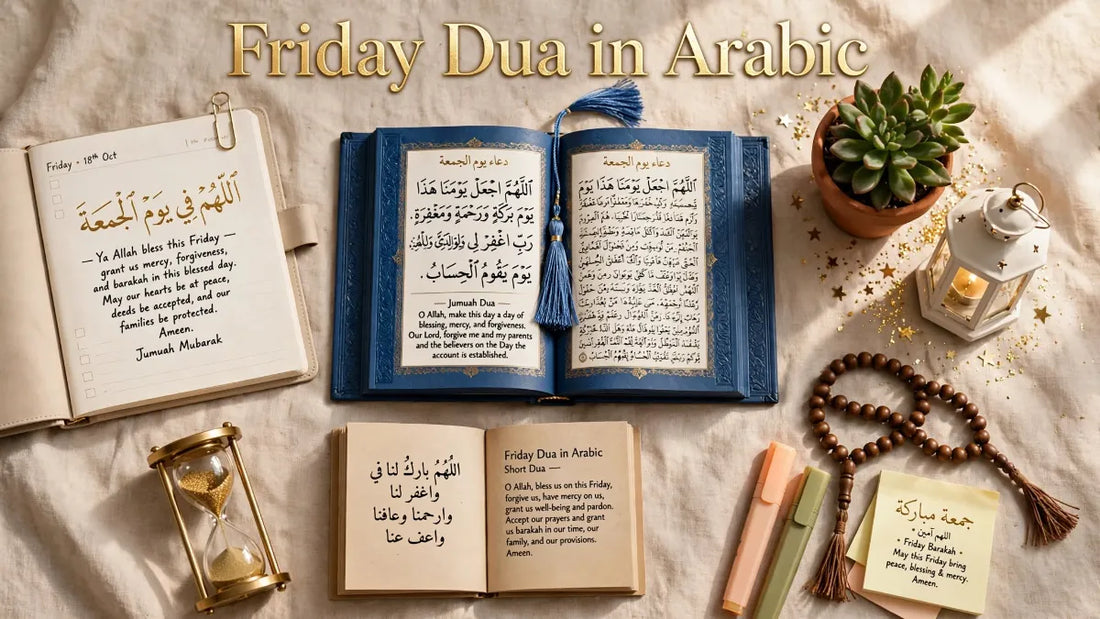 Friday Dua in Arabic: Meaningful Duas with English Translation Muslim Planner