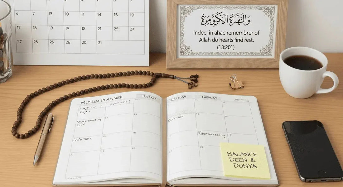 How the Muslim Planner Can Help You Balance Deen and Dunya - Muslim Planner