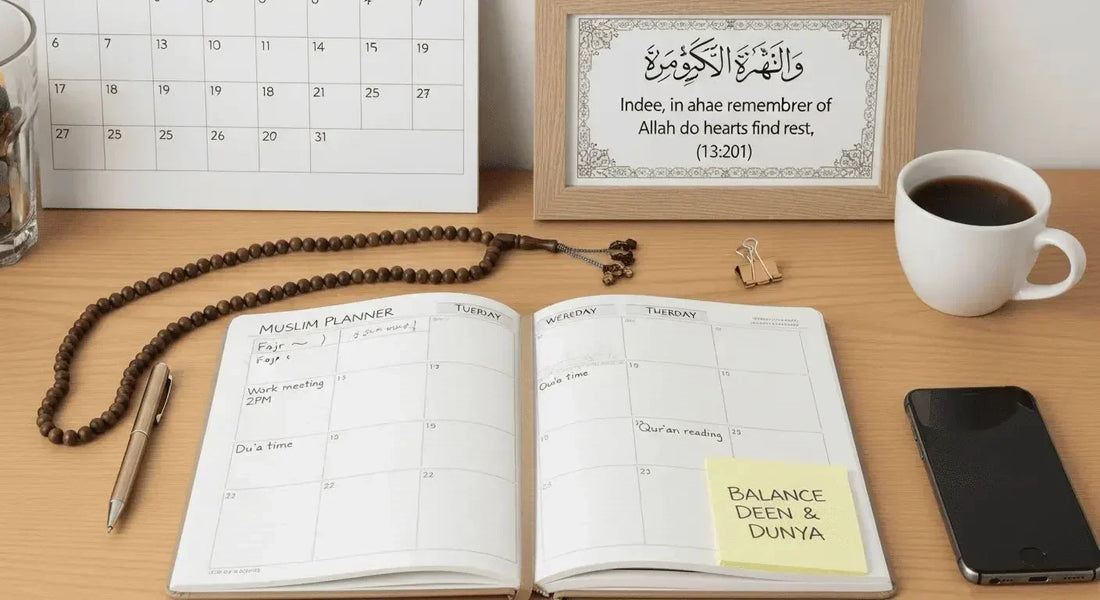 How the Muslim Planner Can Help You Balance Deen and Dunya - Muslim Planner