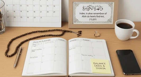 How the Muslim Planner Can Help You Balance Deen and Dunya - Muslim Planner
