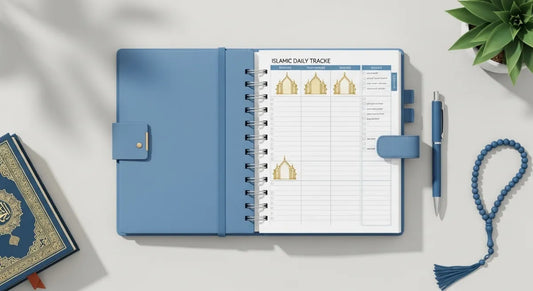 Muslim Planner Undated – premium Islamic daily planner for productivity and faith