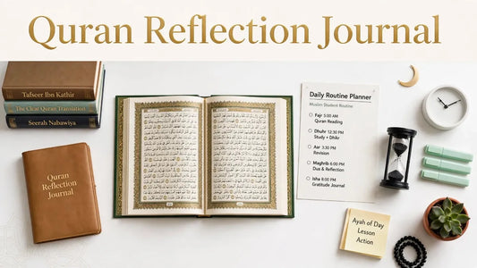 Quran Reflection Journal: A Simple Guide to Quran Journaling Muslim Planner