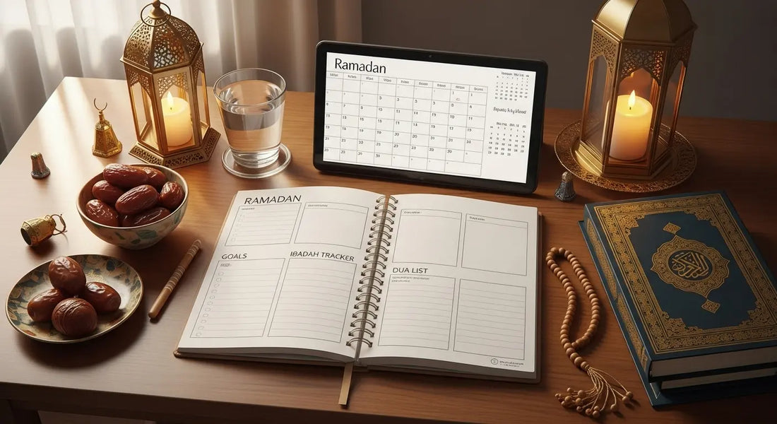 Ramadan planner – organize your month with barakah, purpose, and daily Islamic reflection