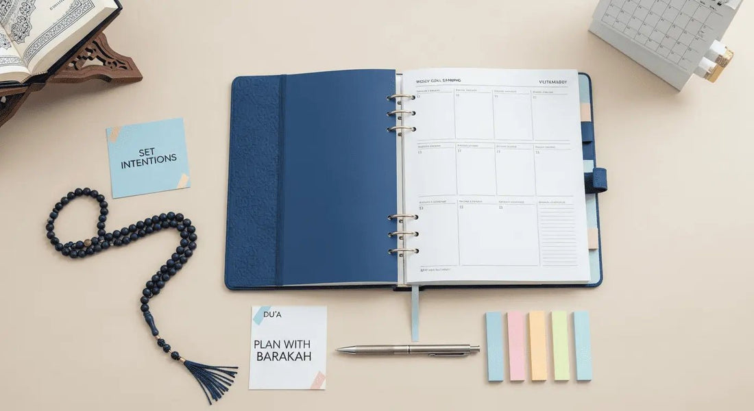Weekly Goals Muslim Planner | How to Plan Islamically - Muslim Planner