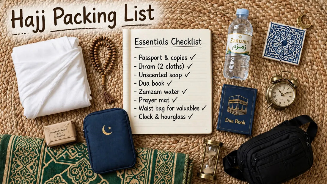 Hajj Packing List: What to Pack for Hajj Without Overpacking